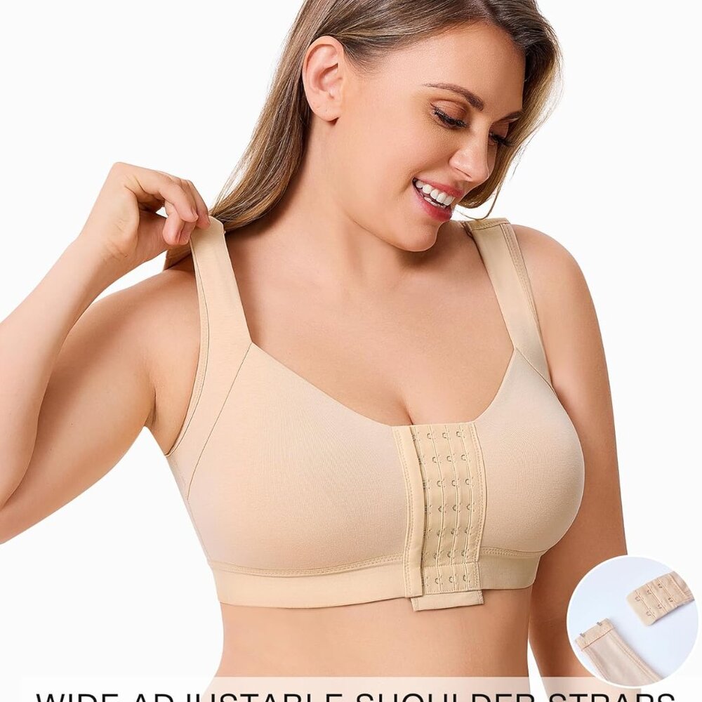 Front Closure Post Surgery Compression Bras For W… - image 4